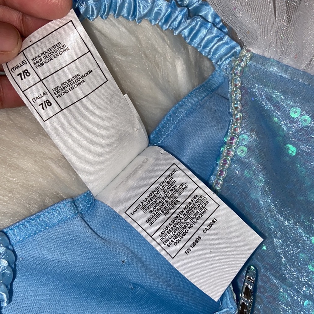 Disney Store Cinderella Costume Princess Dress, Size 7/8 - Picture 10 of 16